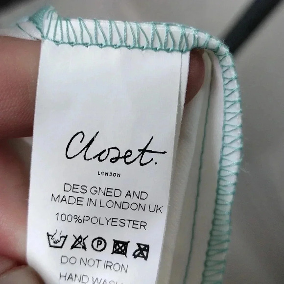 Closet London Stunning New Wrap Dress Size 10 - Geometric Flowy Design - Picture 15 of 15